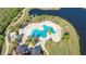 Resort-style pool with ample lounge space at 14717 Leopard Creek Pl, Lakewood Ranch, FL 34202
