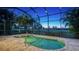 Enclosed pool and spa with stunning golf course views at 14717 Leopard Creek Pl, Lakewood Ranch, FL 34202