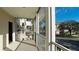 Private screened balcony offering views of the community at 4802 51St W St # 205, Bradenton, FL 34210