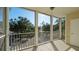 Spacious screened balcony overlooking the community at 4802 51St W St # 205, Bradenton, FL 34210