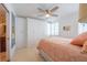 Bright bedroom with large closets and water view at 33 S Gulfstream Ave # 1007, Sarasota, FL 34236