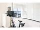 Home gym with Peloton bike and city views at 808 3Rd W Ave # 701, Bradenton, FL 34205