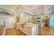 Spacious kitchen with large island and stainless steel appliances at 5309 Hidden Harbor Rd, Sarasota, FL 34242