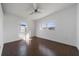 Spacious bedroom with large window and ceiling fan at 258 Seminole Nw Blvd, Port Charlotte, FL 33952