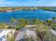 Aerial view of a waterfront property at 1358 Moonmist Dr # B4, Sarasota, FL 34242