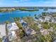 Aerial view of waterfront home at 1358 Moonmist Dr # B4, Sarasota, FL 34242