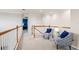 Upstairs hallway featuring comfortable seating area at 13107 Belknap Pl, Lakewood Ranch, FL 34211