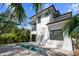 Two-story home with a backyard pool and patio at 2318 Bay St, Sarasota, FL 34237