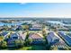 Community overview featuring waterfront homes and lush landscaping at 5130 Tidewater Preserve Blvd, Bradenton, FL 34208