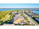 Aerial view of upscale community with water access at 5130 Tidewater Preserve Blvd, Bradenton, FL 34208