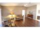 Living room with laminate flooring and seating at 4105 33Rd Avenue W Dr # 4105, Bradenton, FL 34205