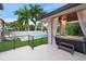 Relaxing pool and spa area with lush landscaping at 1808 Flower Dr, Sarasota, FL 34239