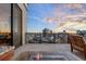 Private balcony with fire pit and city view at 50 Central Ave # 17Phc, Sarasota, FL 34236