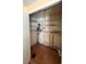 Utility closet with shelving, plumbing, and electric panel at 68 4Th Ave, Venice, FL 34285