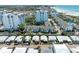 Aerial view showing building location within community at 1048 W Peppertree Ln # 118B, Sarasota, FL 34242