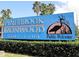 Pinebrook Ironwood Golf Club sign welcomes visitors at 4480 Ironwood Cir # 202A, Bradenton, FL 34209