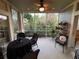 Enjoy the outdoors from this screened porch at 7937 St Simons St # 7937, University Park, FL 34201