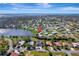 Bird's-eye view showcasing home's waterfront location at 449 Botticelli Dr # 449, Nokomis, FL 34275