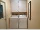 Convenient laundry room with washer and dryer hookups at 449 Botticelli Dr # 449, Nokomis, FL 34275