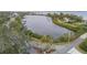 Waterfront property with canal access and lush landscaping at 117 Hillcrest Dr, Bradenton, FL 34209