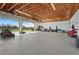 Oversized garage with high ceilings and plenty of storage at 8480 Big Buck Ln, Sarasota, FL 34240