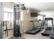 Fitness center featuring treadmills, weight machine, and other exercise equipment at 5310 26Th W St # 2703, Bradenton, FL 34207