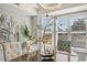 Beautiful dining area with large windows and a decorative centerpiece at 602 84Th Nw St, Bradenton, FL 34209