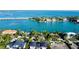 Waterfront community with luxury homes and boats at 109 N Warbler Ln, Sarasota, FL 34236