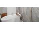 Freestanding soaking tub with tile surround at 2129 Lorraine Dr, Port Charlotte, FL 33953