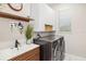 Laundry room with washer, dryer, and utility sink at 2129 Lorraine Dr, Port Charlotte, FL 33953