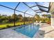 Inviting screened pool area with plenty of space for lounging at 2129 Lorraine Dr, Port Charlotte, FL 33953