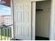 Spacious closet with sliding doors and ample storage space, perfect for organizing belongings at 3993 Lake Bayshore Dr # F513, Bradenton, FL 34205