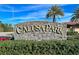 Calusa Park community entrance sign at 655 Resolute St, Nokomis, FL 34275