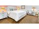Guest bedroom with a comfortable bed and work space at 915 Seaside Dr # 407, Sarasota, FL 34242