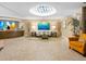 Elegant lobby with seating area, artwork, and decorative flooring at 915 Seaside Dr # 407, Sarasota, FL 34242