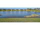 Tranquil pond view with lush landscaping and homes in background at 4734 Tortona Ct, Bradenton, FL 34211
