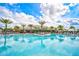 Resort-style pool with lounge chairs and palm trees at 4734 Tortona Ct, Bradenton, FL 34211