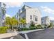 Modern townhouse exterior with landscaping at 2400 Ezzell Ct, Sarasota, FL 34237