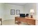 Bright home office features built-in desk and ample natural light at 11192 Whimbrel Ln, Sarasota, FL 34238