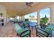 Relaxing lounge area with comfortable seating and a pool view at 11192 Whimbrel Ln, Sarasota, FL 34238