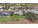 Aerial view of a home with a pool and spacious backyard at 1478 Navigator Rd, Punta Gorda, FL 33983