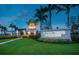 Entrance to Hammock Preserve community in Palmer Ranch, featuring a gated entry and landscaping at 12432 Golden Sage Dr, Sarasota, FL 34238