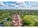 Aerial view of community, showcasing villas and golf course at 6241 Timberlake Dr # D7, Sarasota, FL 34243