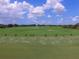 View of the manicured golf course driving range on a sunny day with blue skies at 12240 Thornhill Ct, Lakewood Ranch, FL 34202