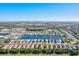 Wide aerial view of a large residential community at 12640 Coastal Breeze Way, Bradenton, FL 34211