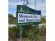 Shamrock Park and Nature Center sign in Venice, FL at 1565 Piedmont Rd, Venice, FL 34293