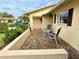 Cozy patio with table and chairs at 390 301 W Blvd # 30B, Bradenton, FL 34205