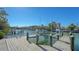 Private boat dock with access to the water at 515 S Washington Dr, Sarasota, FL 34236