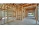 Home under construction, interior framing visible at 515 S Washington Dr, Sarasota, FL 34236