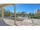 Under construction pool and patio area with water views at 515 S Washington Dr, Sarasota, FL 34236